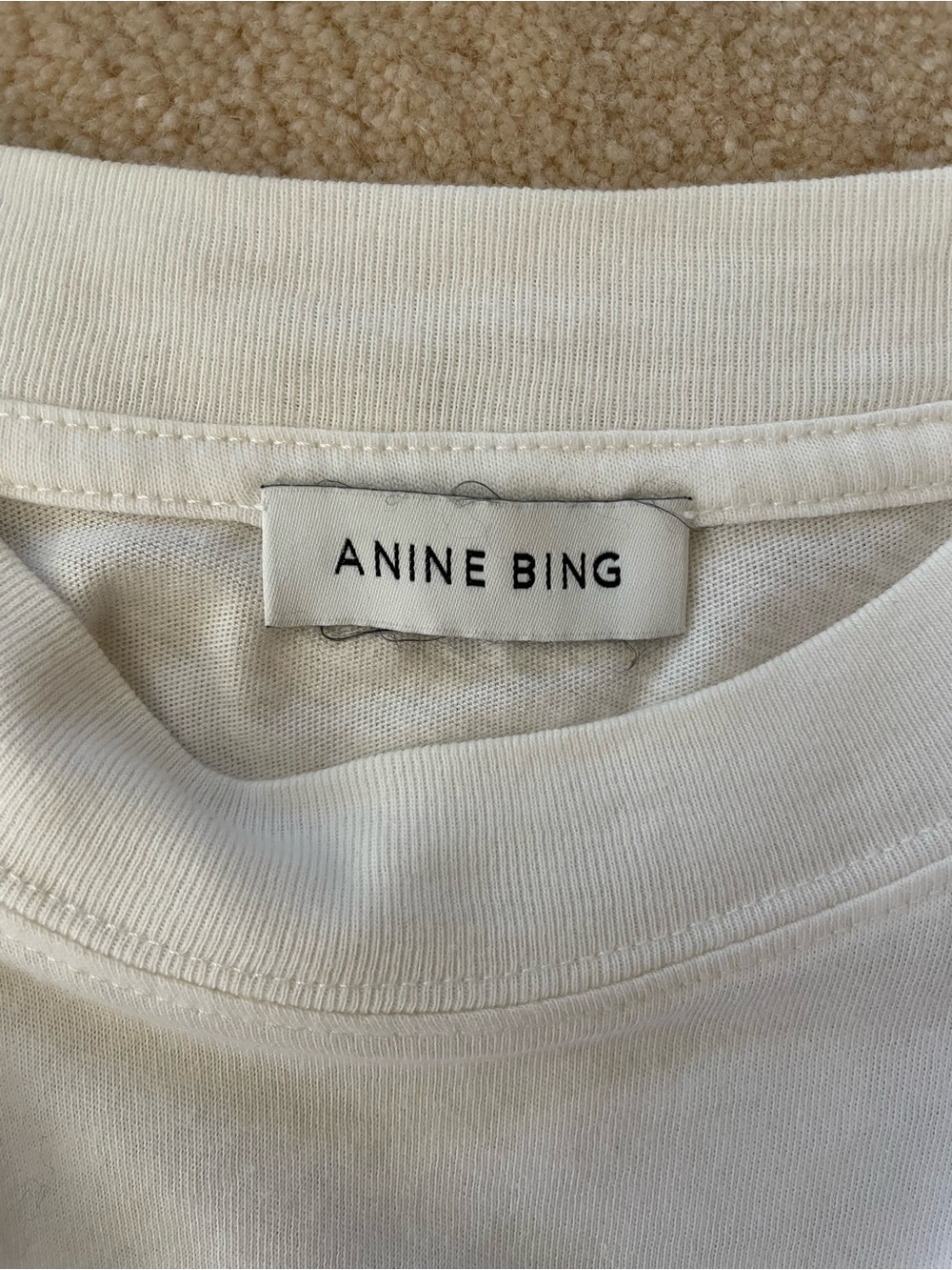 Anine Bing Mick Jagger Photo-Print Graphic White Oversized Tee Medium - Picture 11 of 12